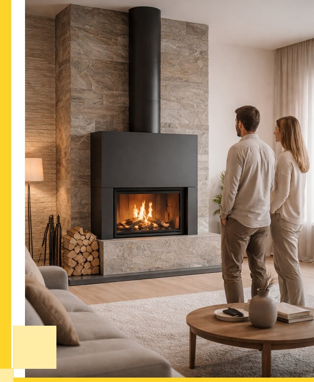 Закрытые камины под ключ в Камышине от 123312 р., ЭриданКмш