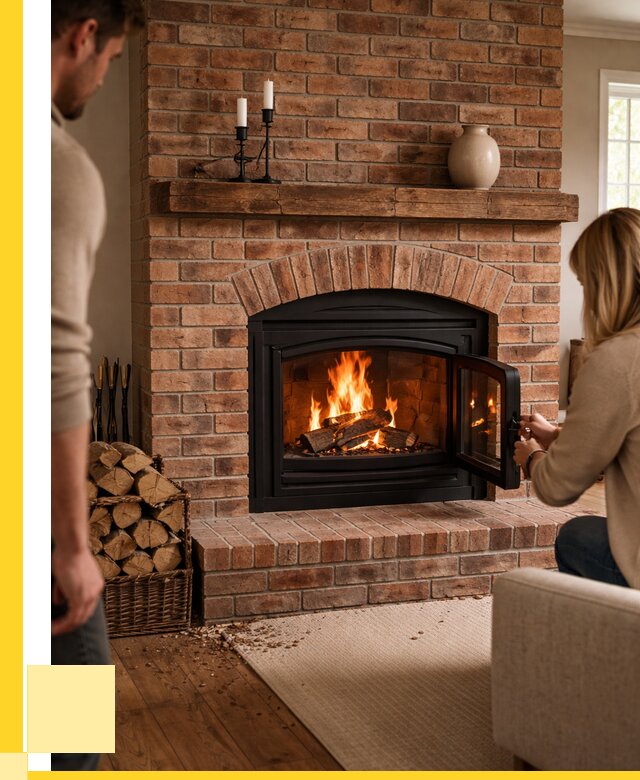 Кирпичные камины под ключ в Камышине от 154140 р. | ЭриданКмш