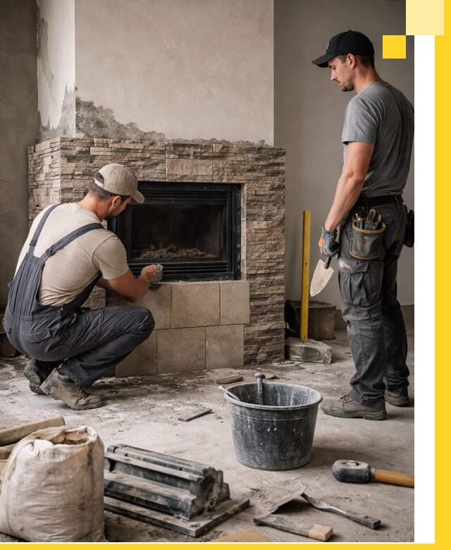 Камины под ключ в Камышине: проект, изготовление и монтаж