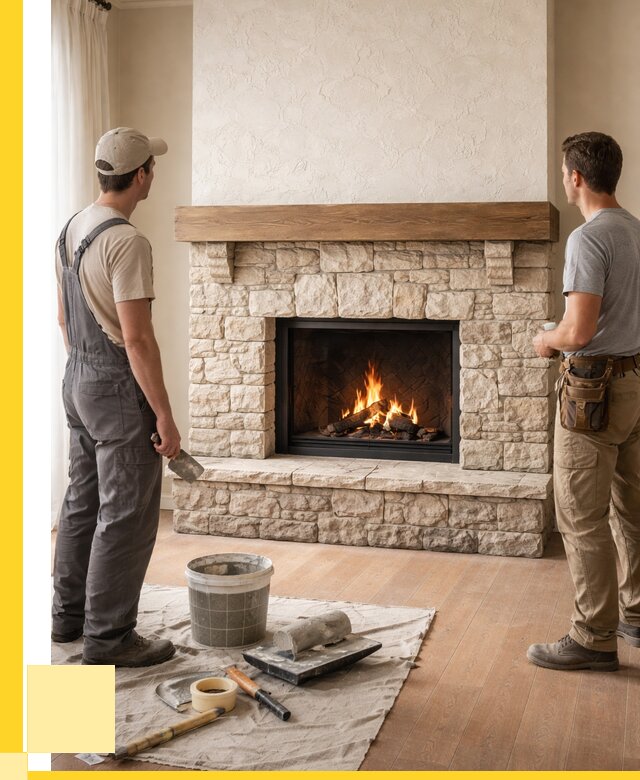 Отделка каминов в Камышине от 6679 р. под ключ | ЭриданКмш