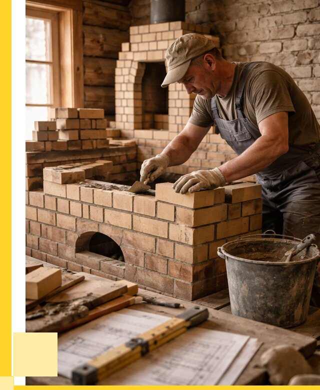 Кладка печей из кирпича в Камышине цены от 30828 р. - ЭриданКмш