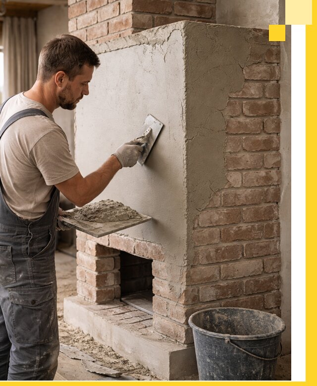 Отделка печей и облицовка каминов в Камышине под ключ