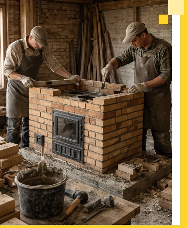 Изготовление и установка варочных печей под ключ в Камышине