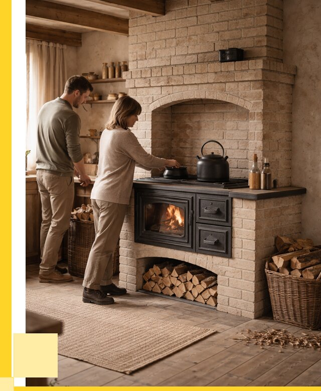 Печи с плитой в Камышине от 46242 р. | ЭриданКмш — кирпичная печь