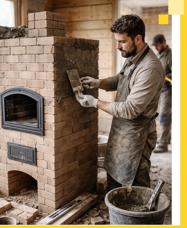 Изготовление и установка печей-шведок под ключ в Камышине