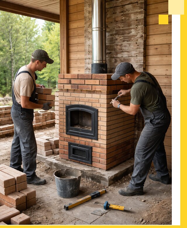 Производство и установка дачных печей под ключ в Камышине
