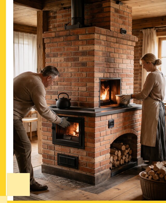 Печи для загородного дома под ключ в Камышине от 82208 р. | ЭриданКмш