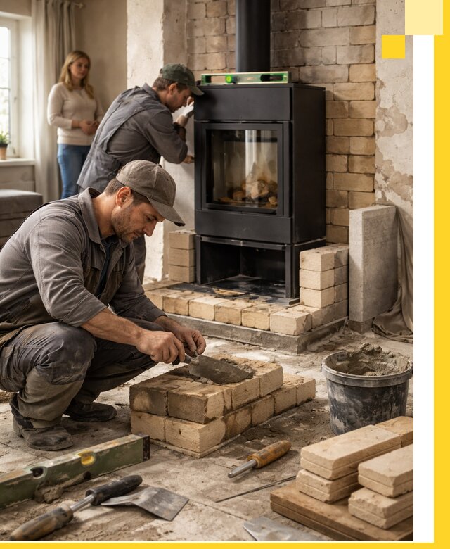 Печи и камины под ключ: проект, установка в Камышине