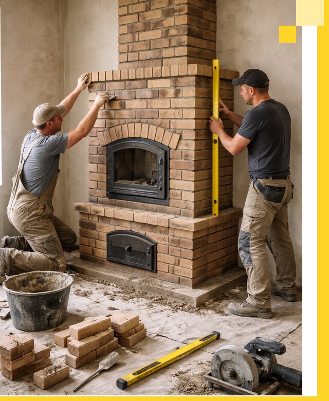 Продажа и установка печей и каминов для дома под ключ в Камышине