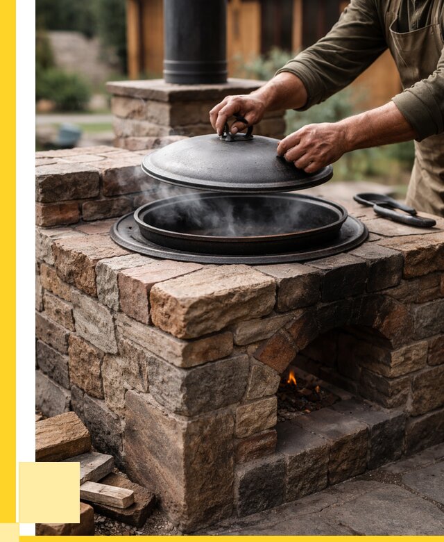 Печи для казана в Камышине по цене от 18497 р. | ЭриданКмш