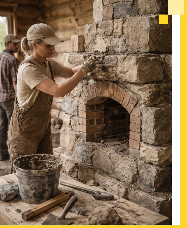 Каменные печи на заказ и монтаж в Камышине, долговечные решения