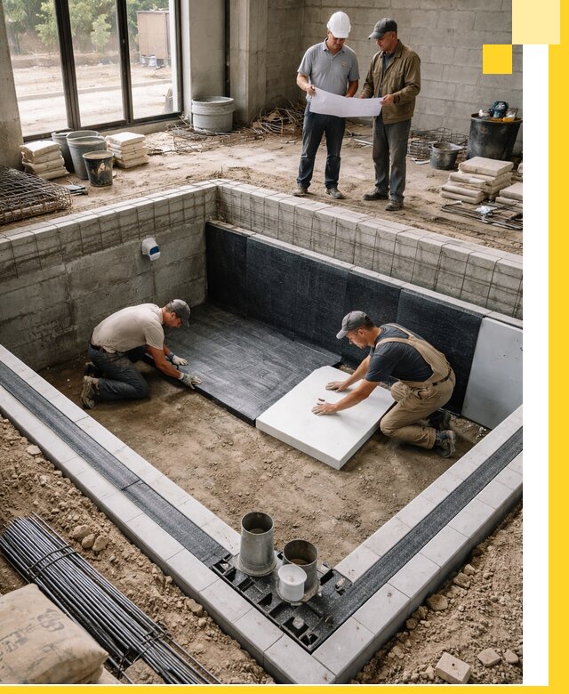 Проекты частных и общественных бассейнов под ключ в Камышине