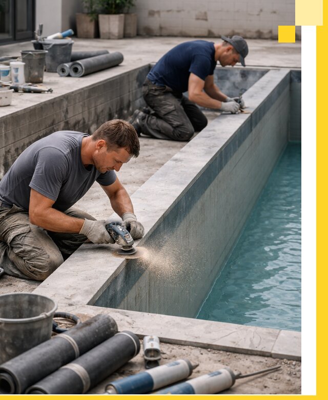 Профессиональный ремонт бассейнов под ключ в Камышине