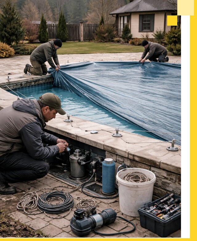 Консервация бассейнов в Камышине: подготовка к длительному хранению