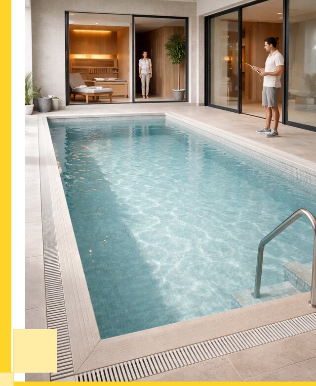 Отделка бассейна пленкой ПВХ в Камышине от 3597 р. - ЭриданКмш