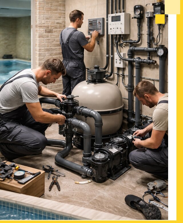 Комплексное оборудование для бассейнов под ключ в Камышине