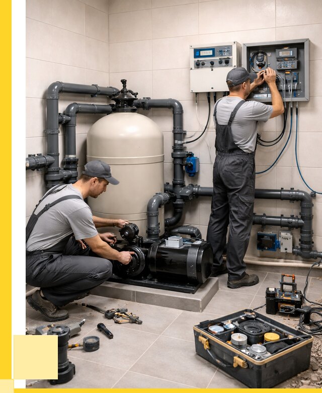 Монтаж оборудования для бассейнов в Камышине от 41104 р. | ЭриданКмш