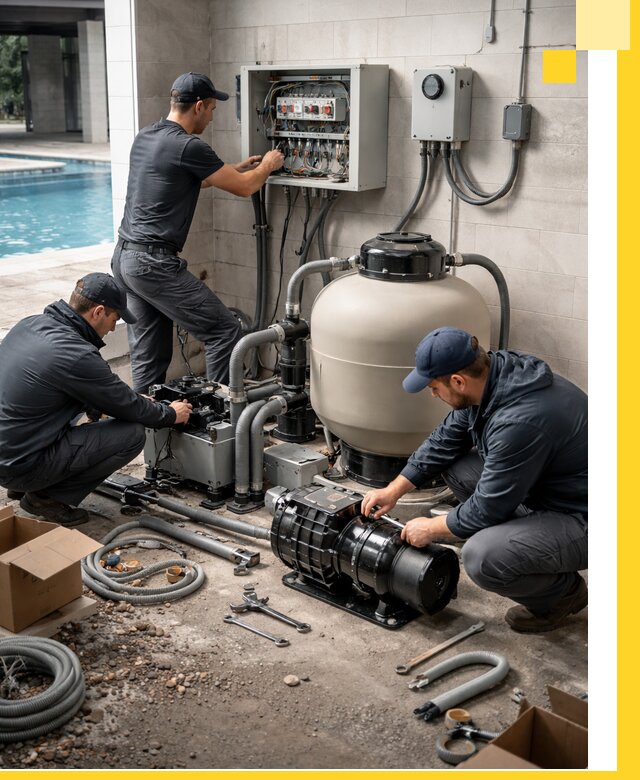 Профессиональный монтаж оборудования для бассейнов в Камышине