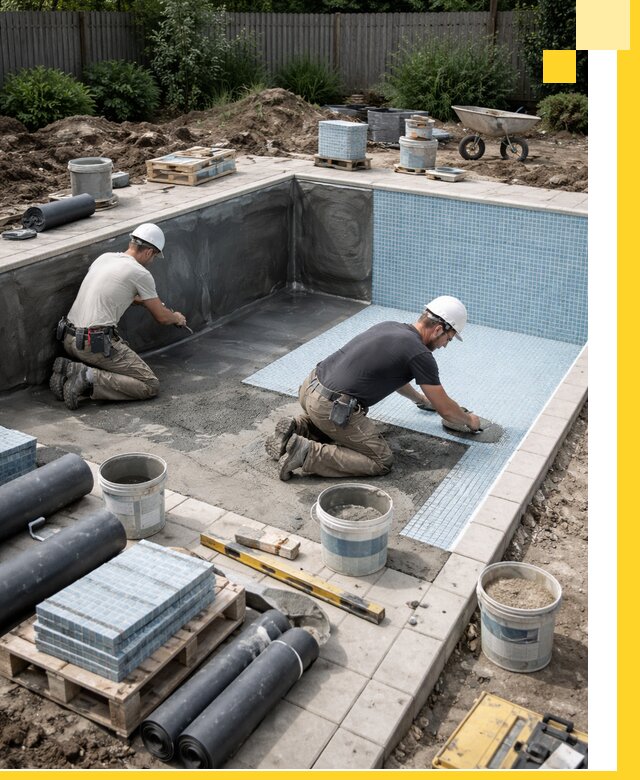 Проектирование и строительство стационарных бассейнов в Камышине