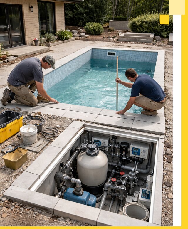 Строительство качественных домашних бассейнов под ключ в Камышине