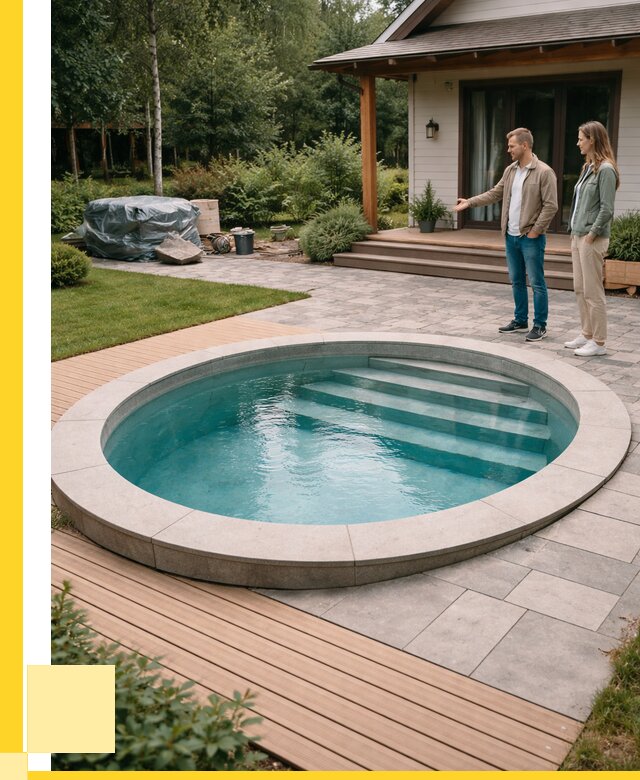 Бассейн на даче под ключ в Камышине от 205520 р., ЭриданКмш