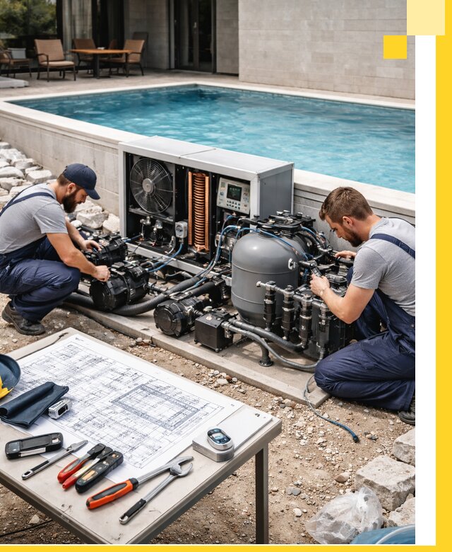 Проектирование и монтаж бассейнов с подогревом в Камышине