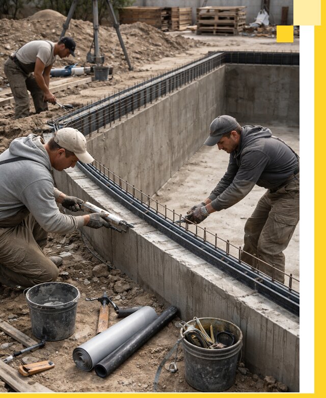 Качественный монтаж чаши бассейна в Камышине под ключ с гарантией