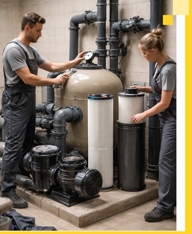 Фильтры и системы фильтрации для бассейнов в Камышине