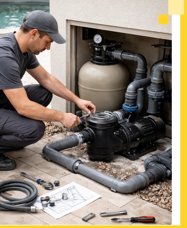 Поставка, монтаж и сервис насосов для бассейнов в Камышине