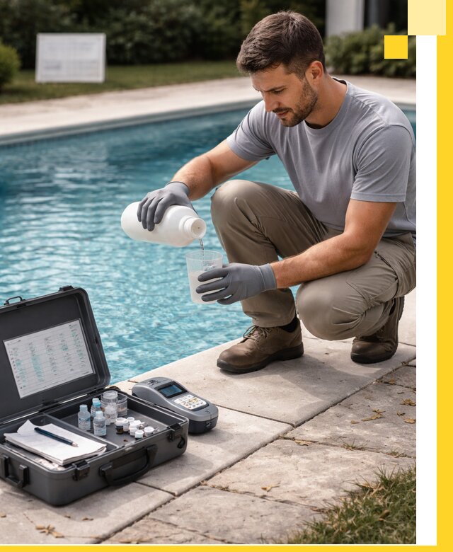 Профессиональная дезинфекция воды в бассейне в Камышине