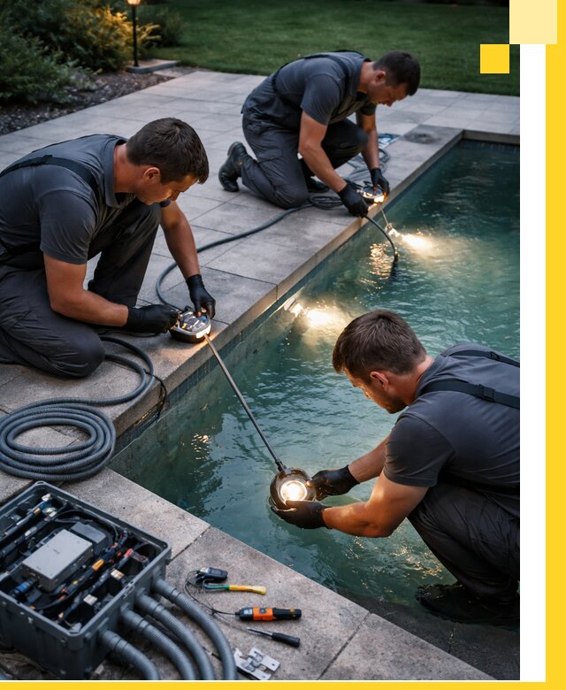 Профессиональное освещение бассейнов в Камышине: дизайн и монтаж