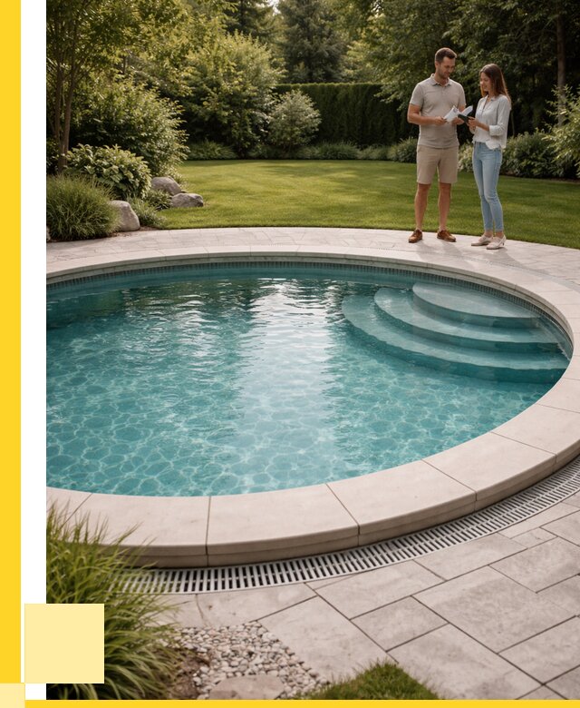 Круглые каркасные бассейны купить в Камышине от 256900 р. | ЭриданКмш