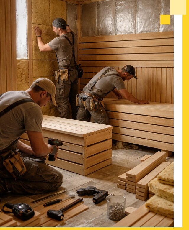 Профессиональное строительство саун под ключ в Камышине