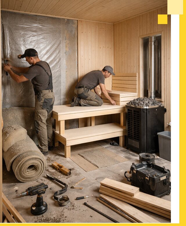 Проекты саун под ключ в Камышине дизайн и строительство