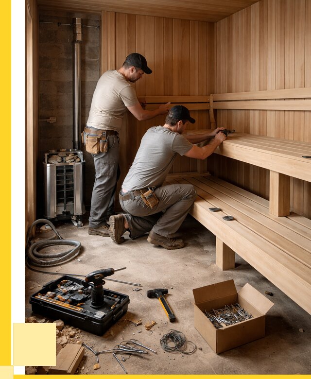 Монтаж саун под ключ в Камышине от 123312 р. | ЭриданКмш