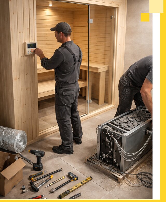 Поставка, установка и монтаж электрических саун в Камышине