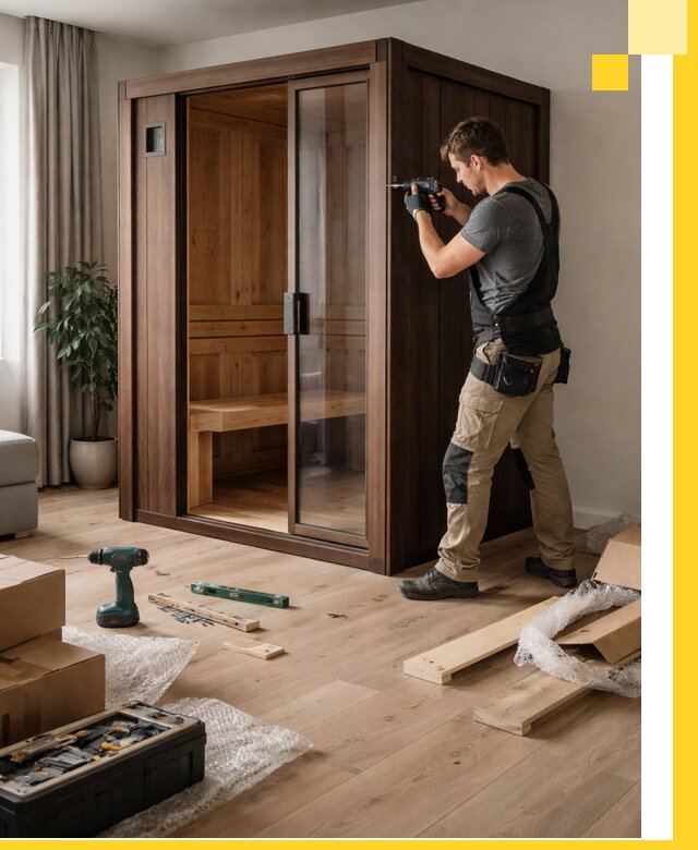 Установка и производство мини саун под ключ в Камышине