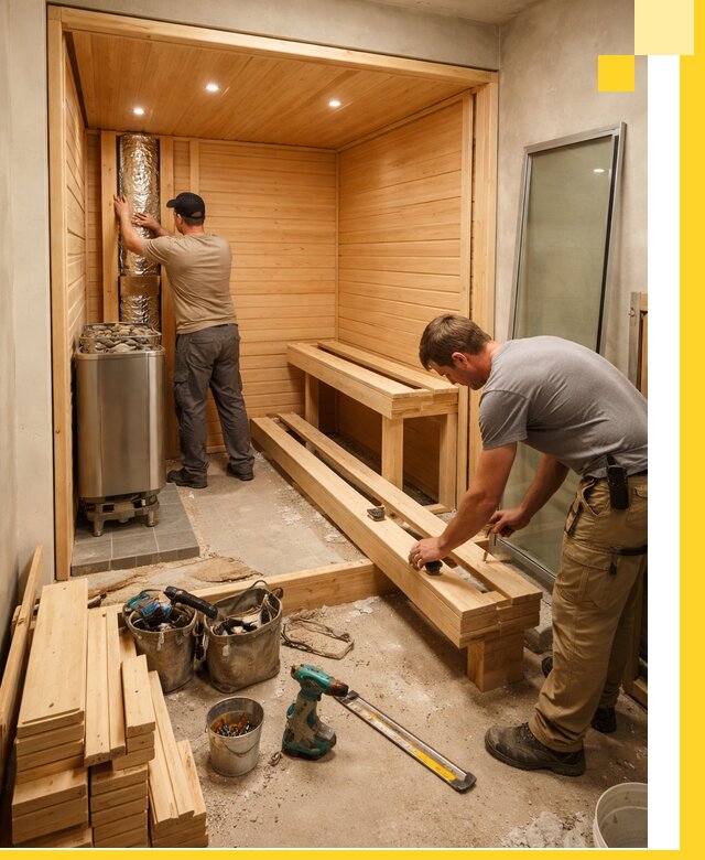 Проектирование и установка домашних саун под ключ в Камышине