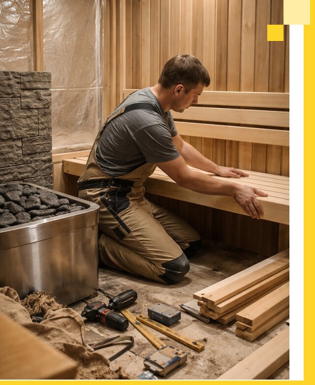 Сауны для дома под ключ с проектированием и монтажом в Камышине