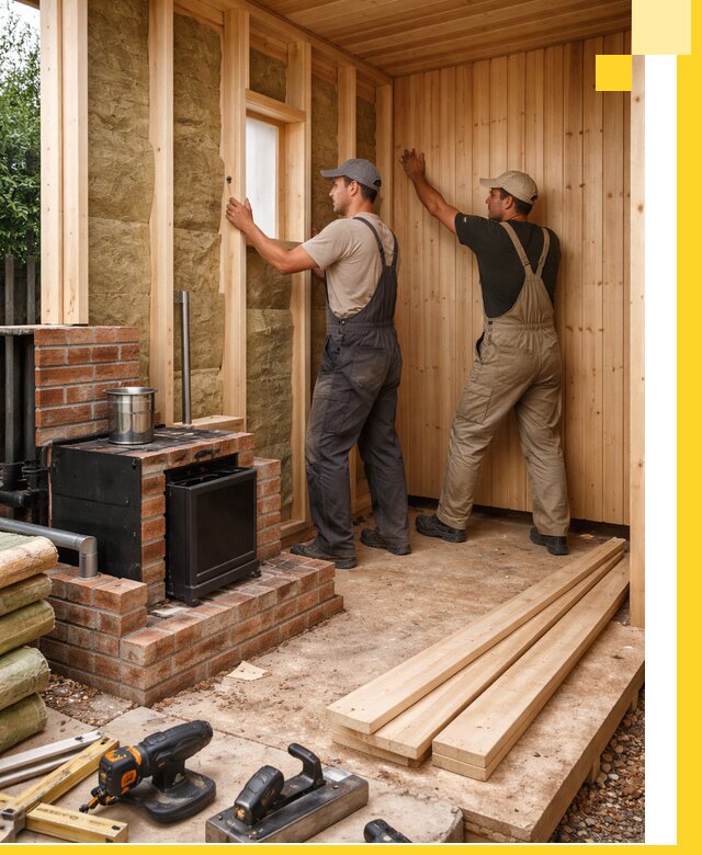 Строительство и установка дачных саун под ключ в Камышине