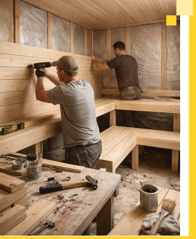 Профессиональная отделка бань и саун под ключ в Камышине