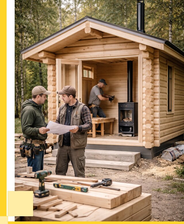 Монтаж бань под ключ в Камышине — от 205520 р. | ЭриданКмш