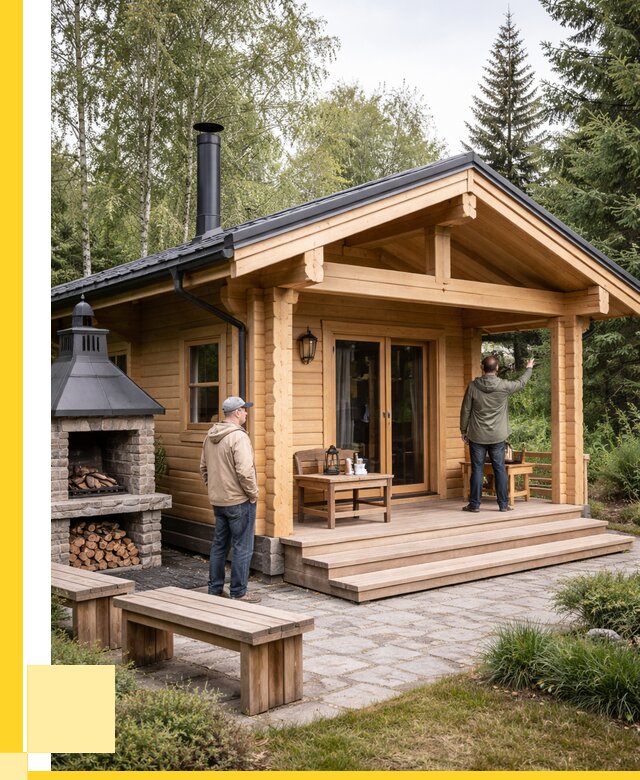 Деревянные бани под ключ в Камышине от 462420 р. | ЭриданКмш