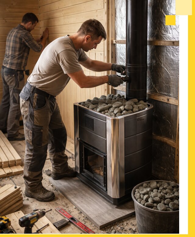 Проектирование и строительство парилок для бани в Камышине под ключ