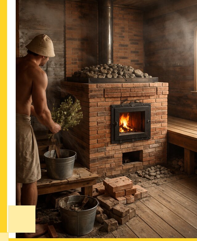 Кирпичные банные печи в Камышине от 92484 р. | ЭриданКмш