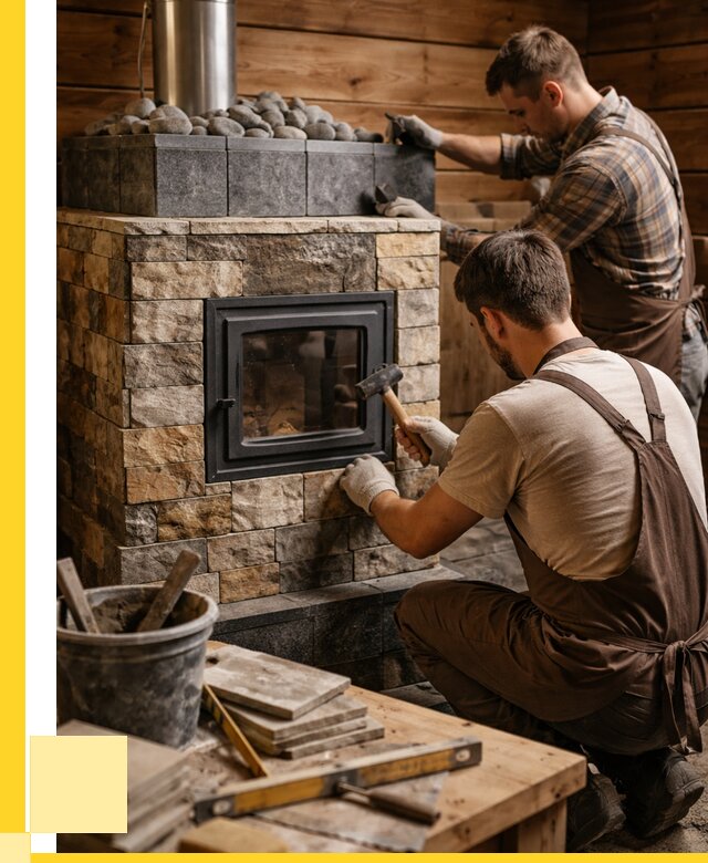 Облицовка банной печи в Камышине от 15414 р. | ЭриданКмш