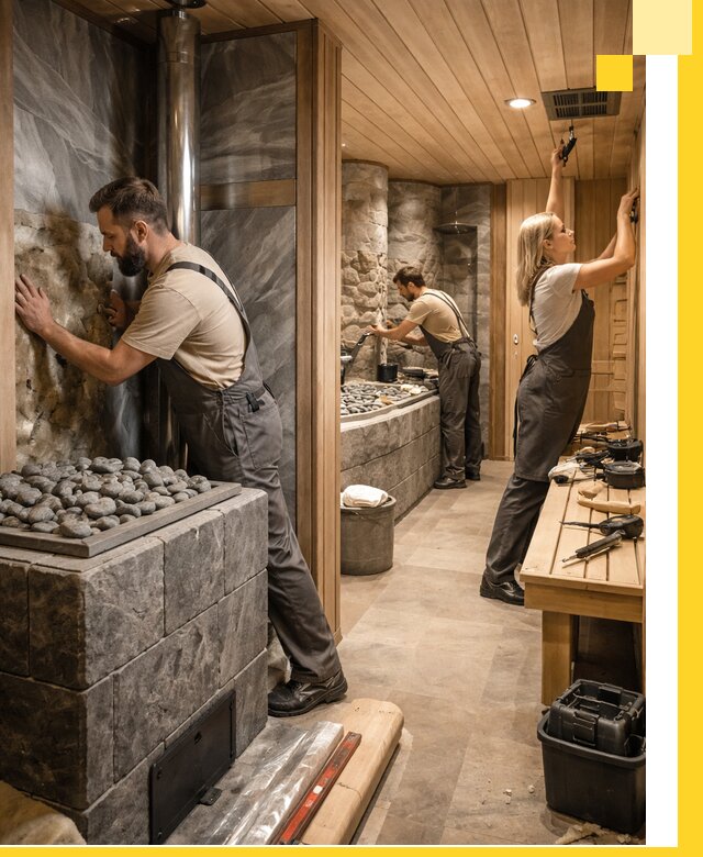 Строительство бань и SPA процедур в Камышине под ключ и отделкой