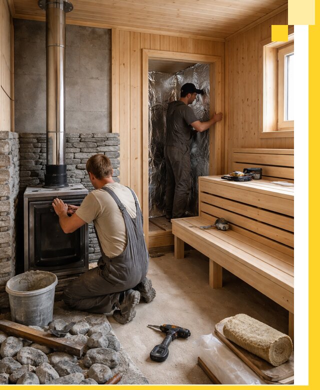 Строительство и изготовление бань под ключ в Камышине