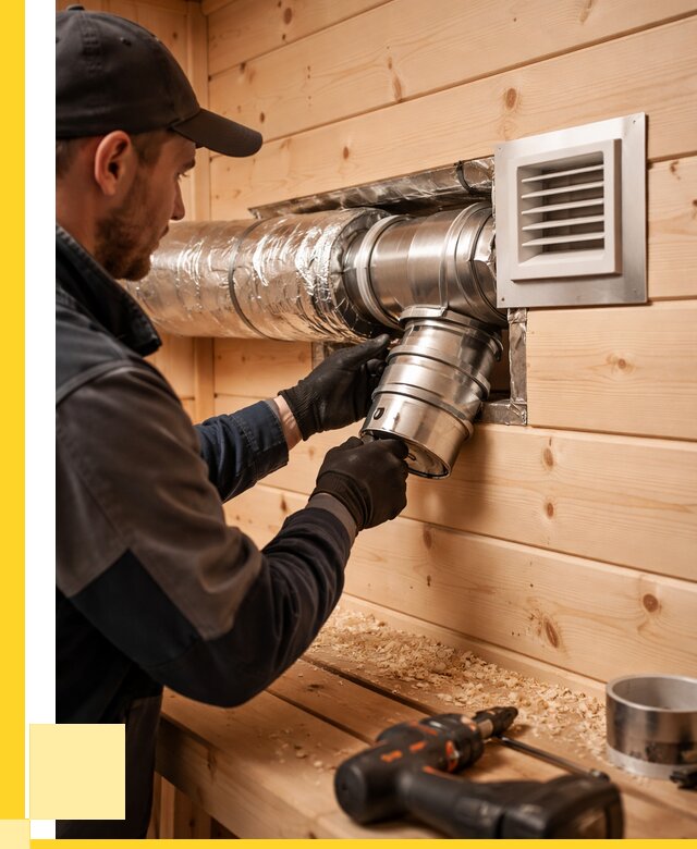 Монтаж вентиляции бани в Камышине от 12331 р. | ЭриданКмш