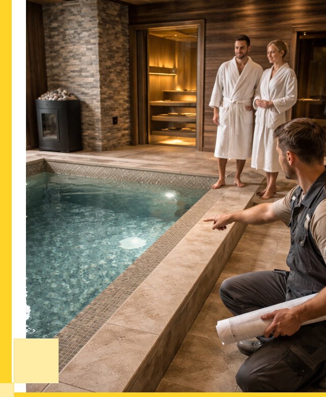 Проект бани с бассейном под ключ в Камышине от 66794 р. | ЭриданКмш